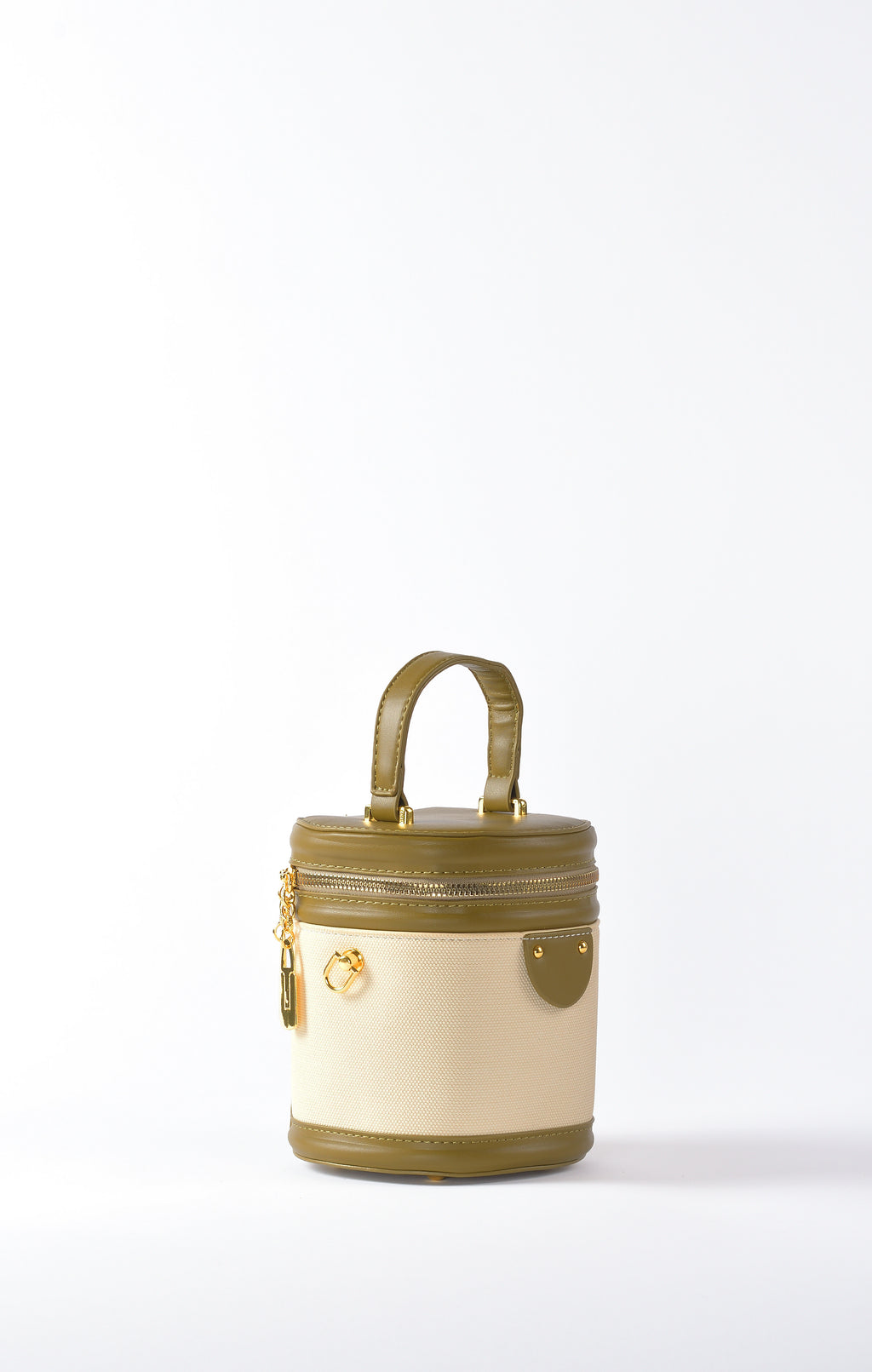 Sultana Bucket Bag in Olive by Maciele