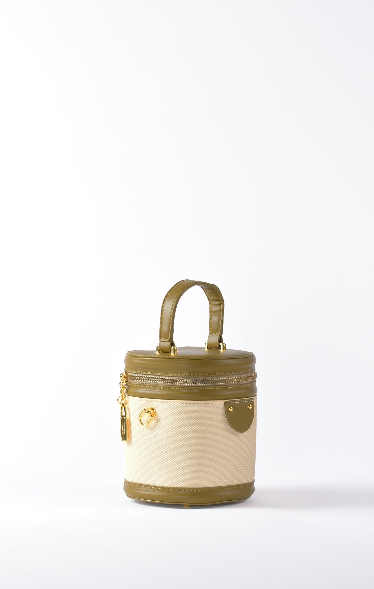 Sultana Bucket Bag in Olive by Maciele