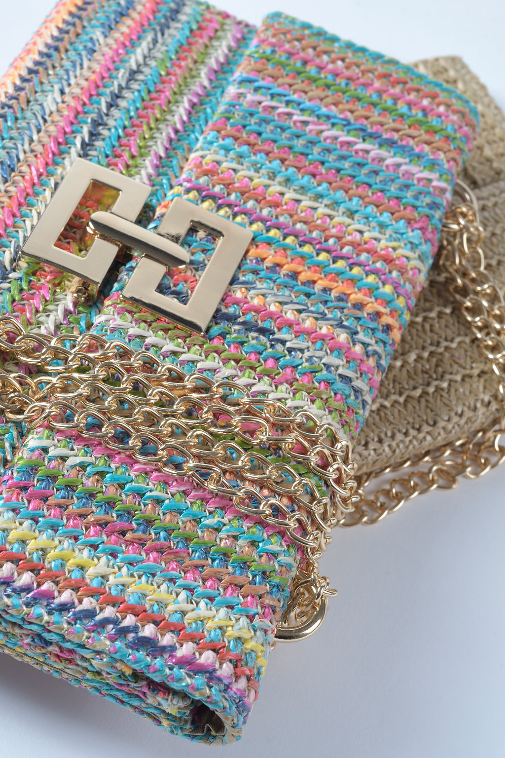 Tropica Straw Bag by Maciele, detail 4