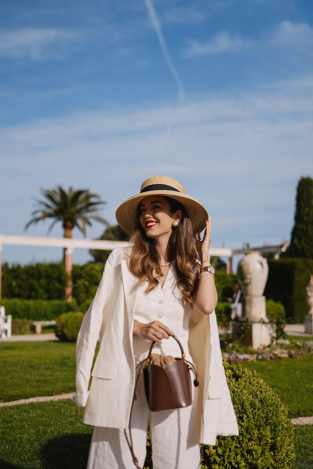 Isabella Round Bag by Maciele, detail 6