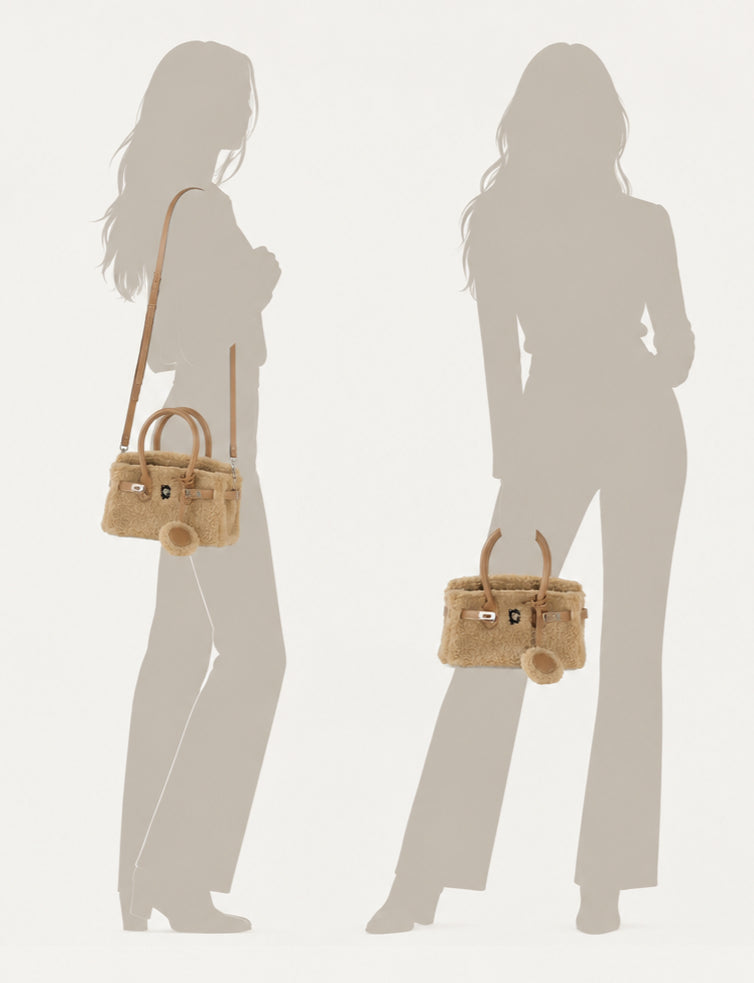 Neige Shearling Bag by Maciele, view 3