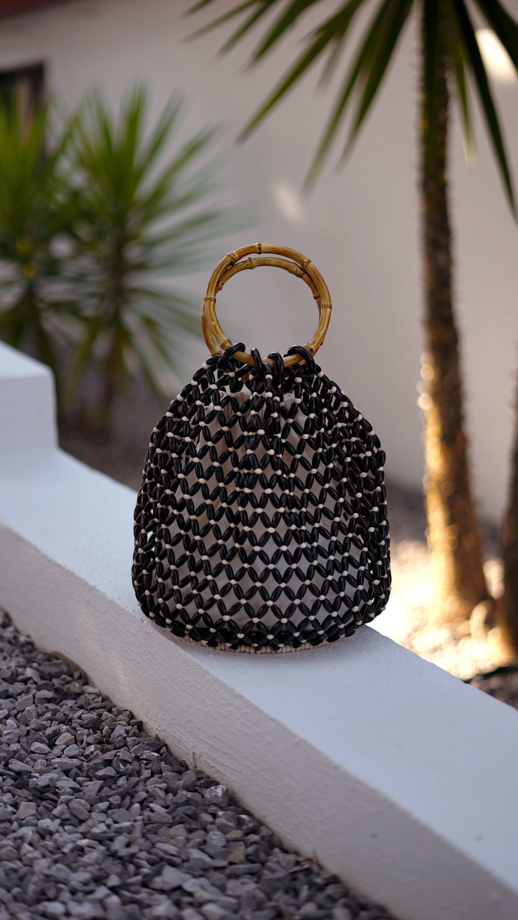 Tesoro Beaded Bag by Maciele, detail 3