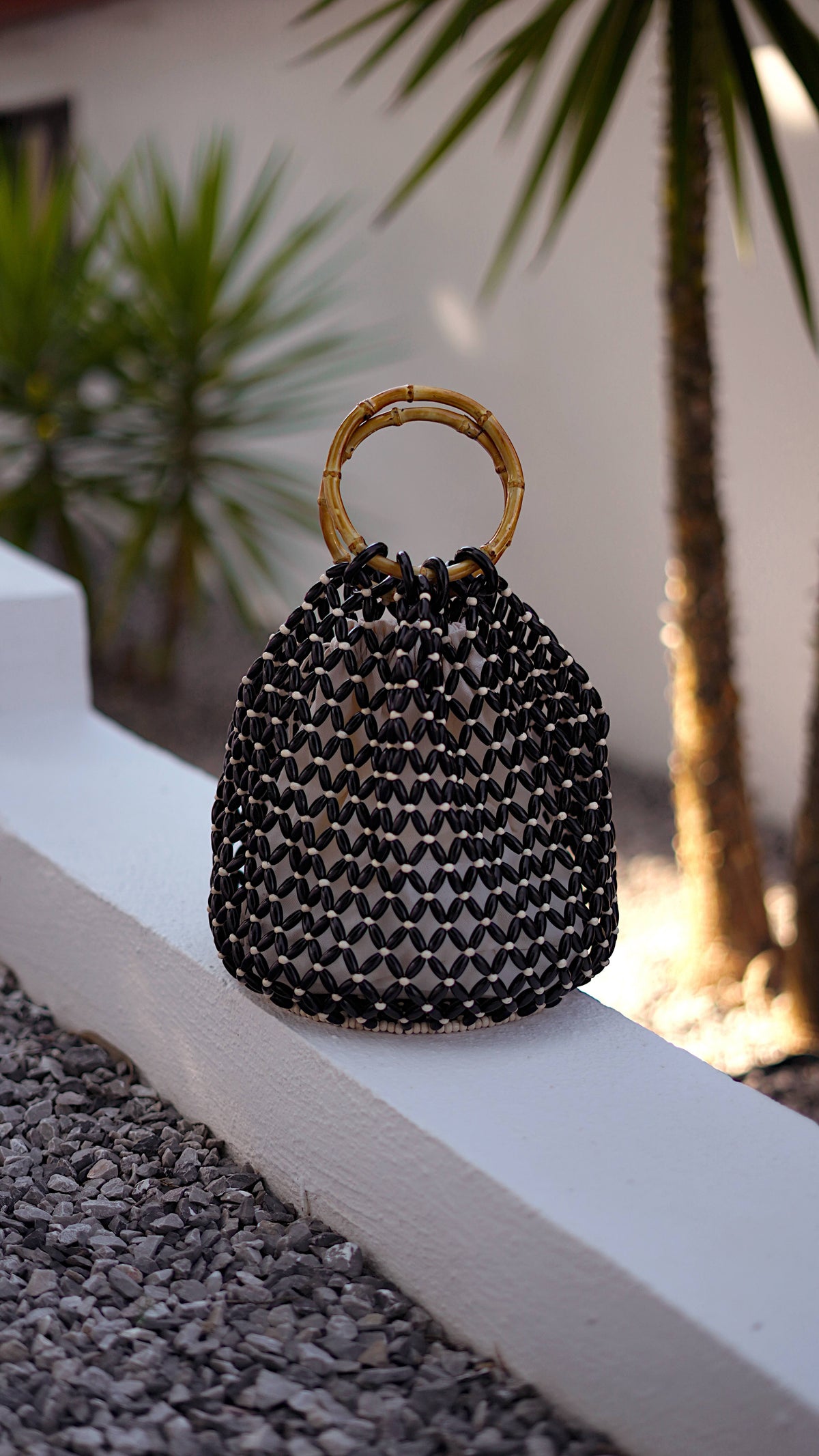 Tesoro Beaded Bag by Maciele, detail 3