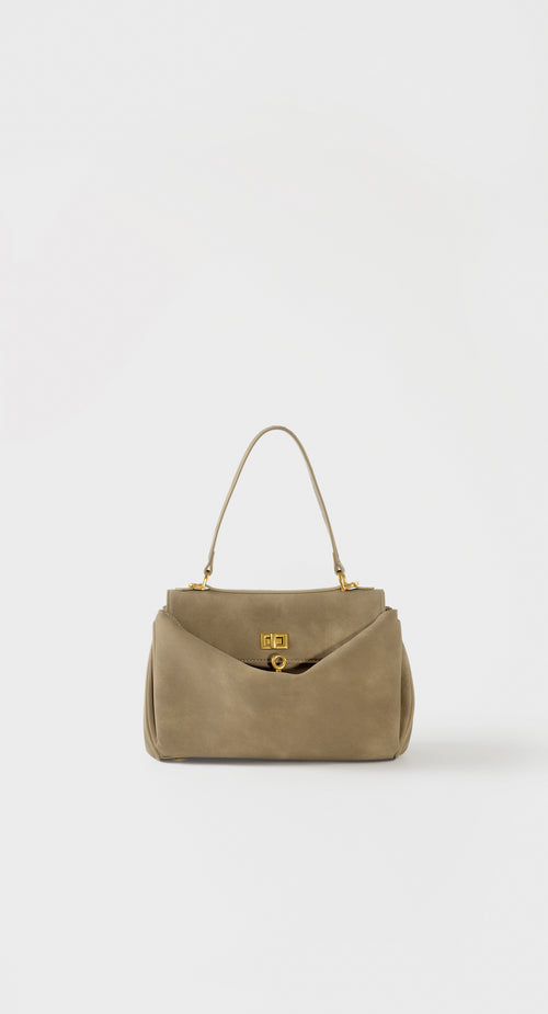 Velours Suede Bag by Maciele, detail 1