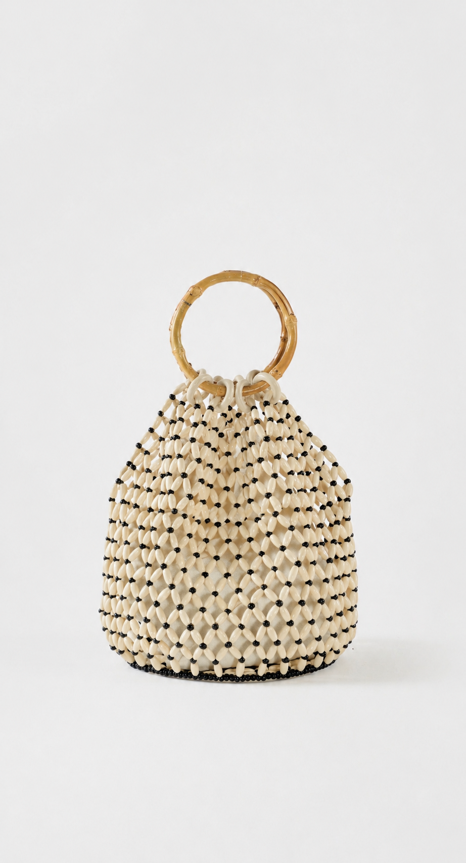 Tesoro Beaded Bag in Black by Maciele