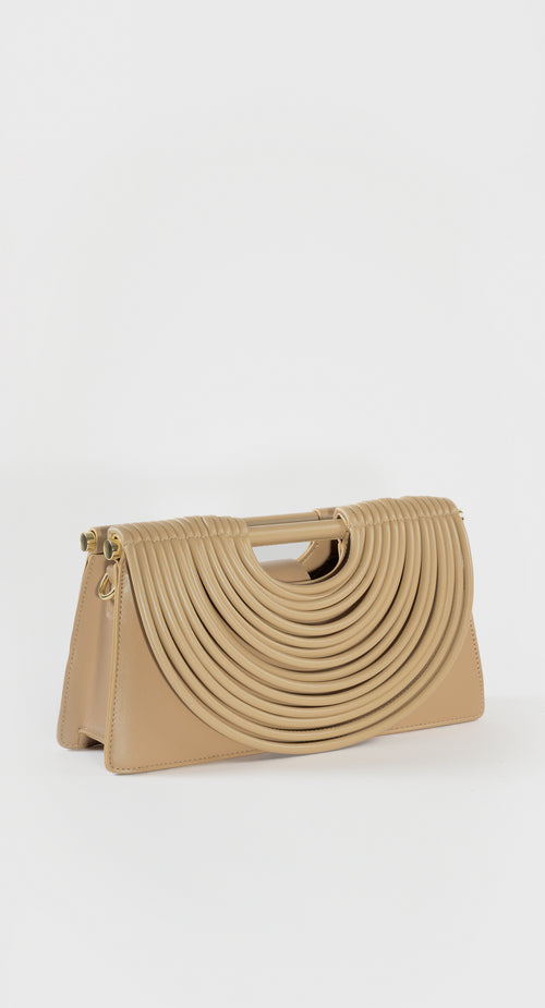 Hestia Handbag in Brown by Maciele