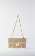 Tropica Straw Bag in Pink by Maciele